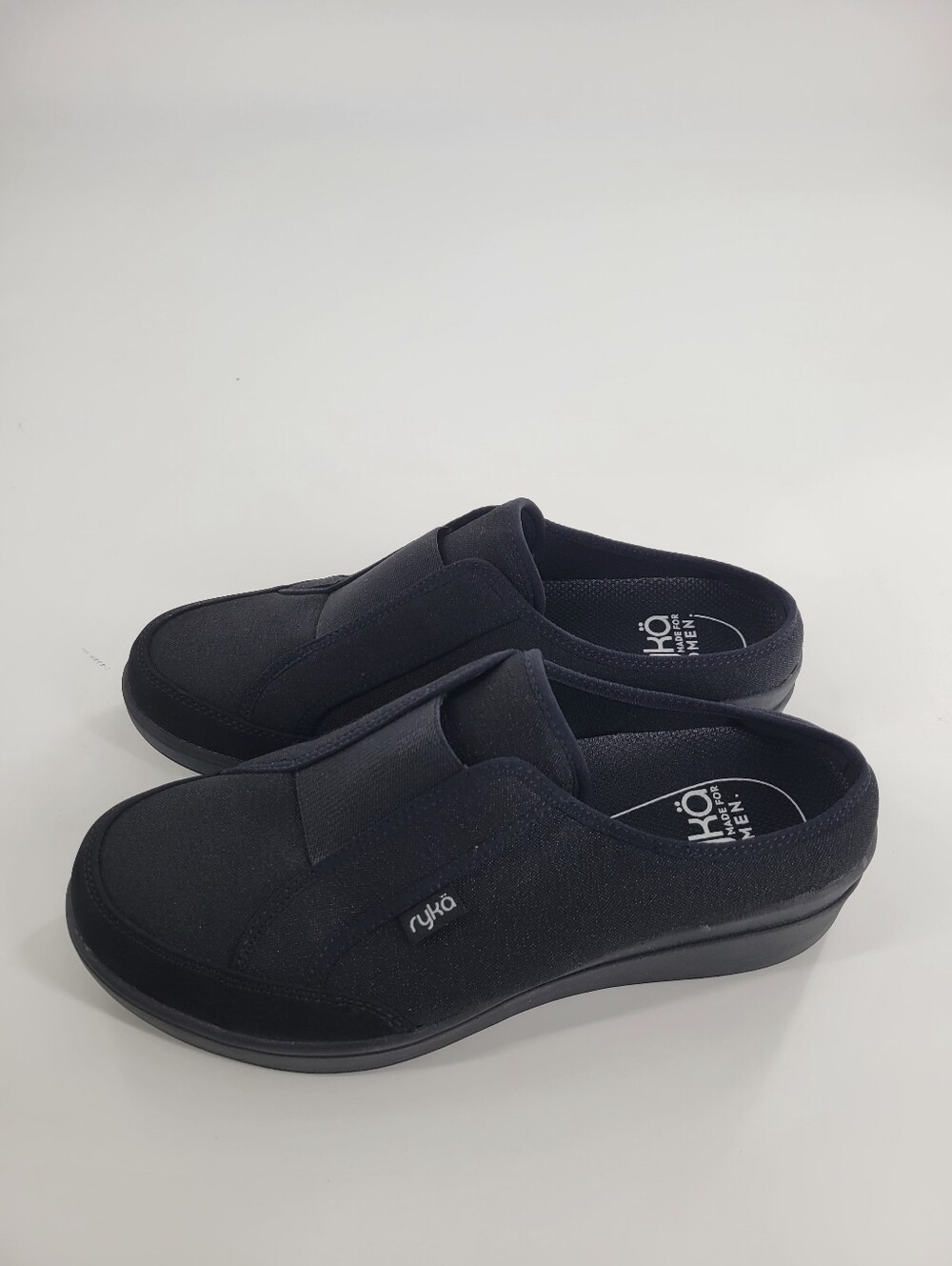 Ryka Womens Lounge Black Shoes Size 8 Wide - Picture 3 of 7